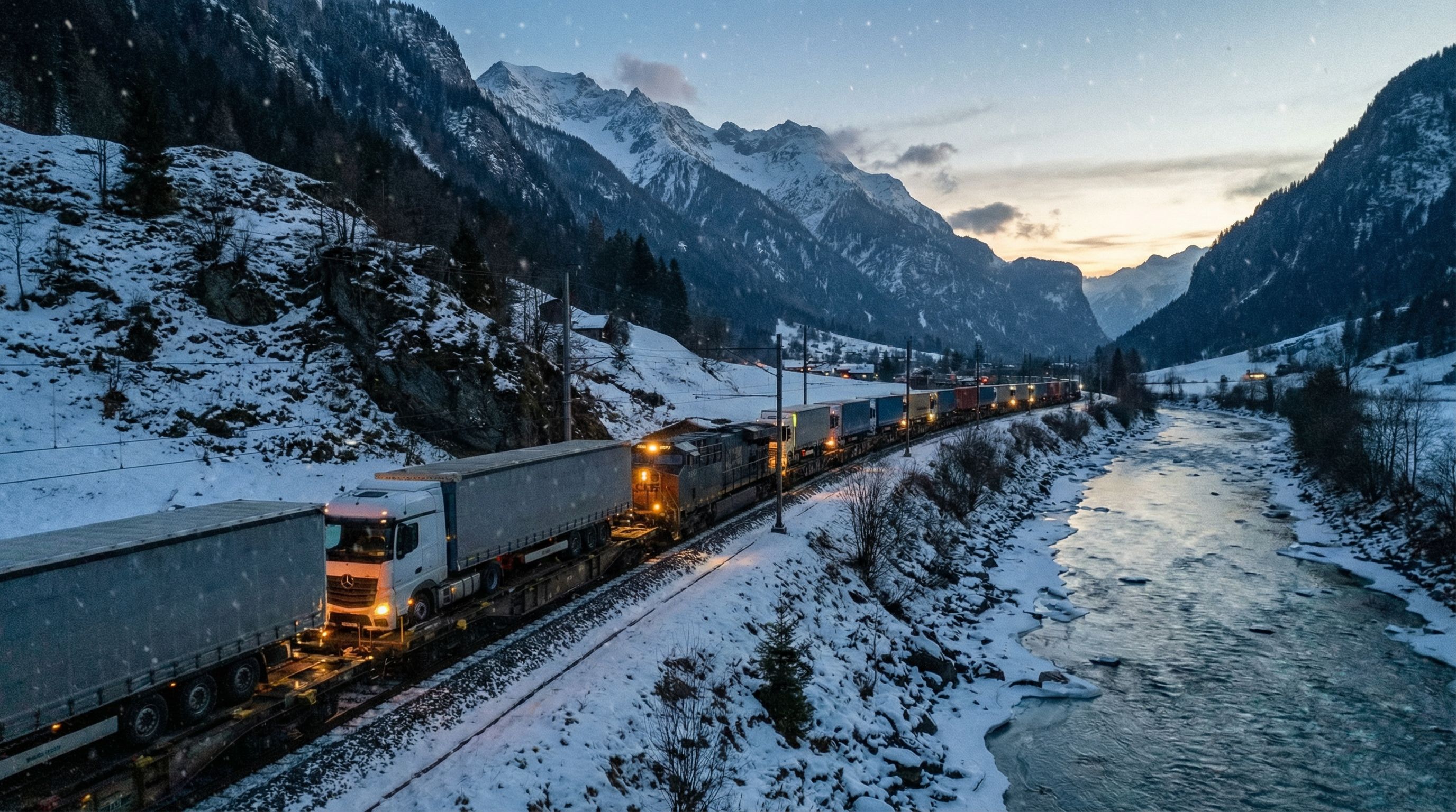 Alpine Rail Freight Crisis: Truck Transport Ends 2026