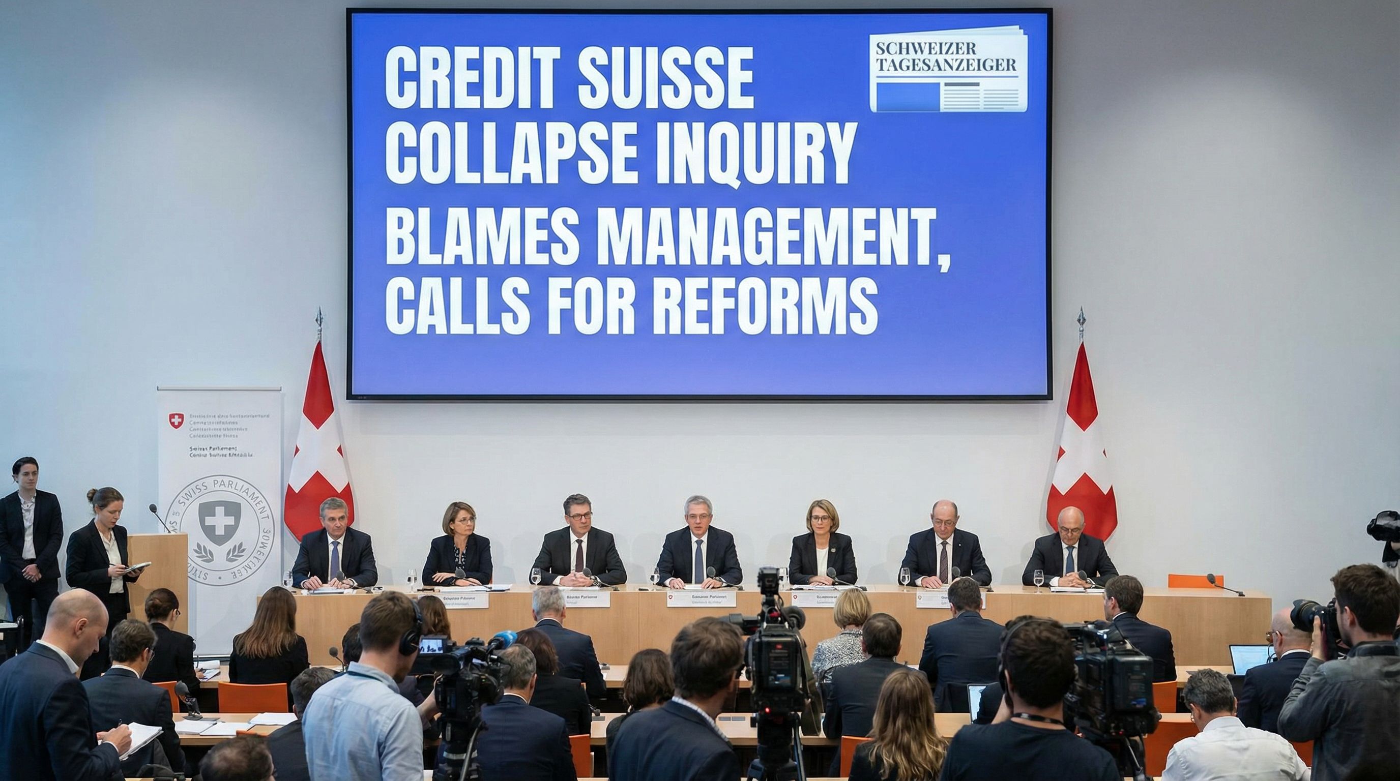 Credit Suisse Collapse Inquiry Blames Management, Calls for Reforms