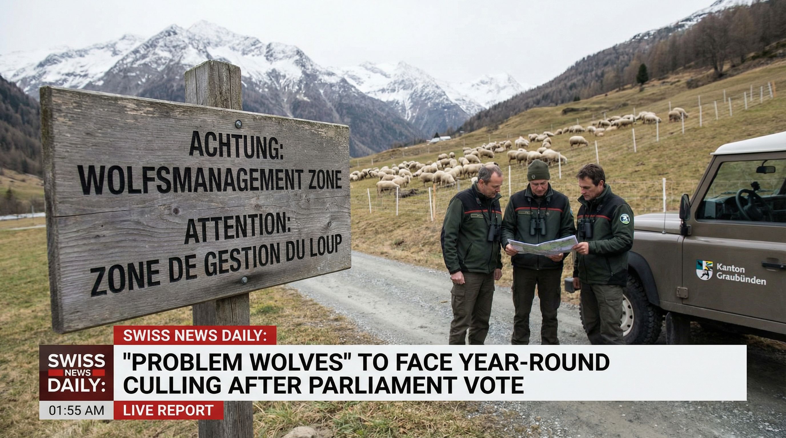 'Problem Wolves' in Switzerland to Face Year-Round Culling After ...