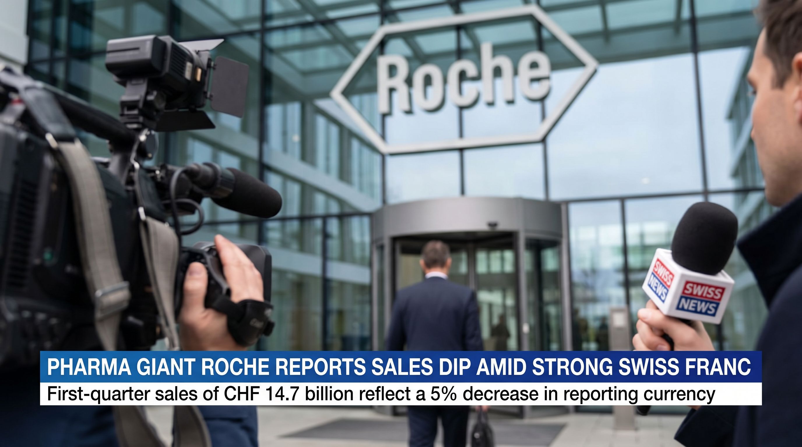 Pharma Giant Roche Reports Sales Dip Amid Strong Swiss Franc