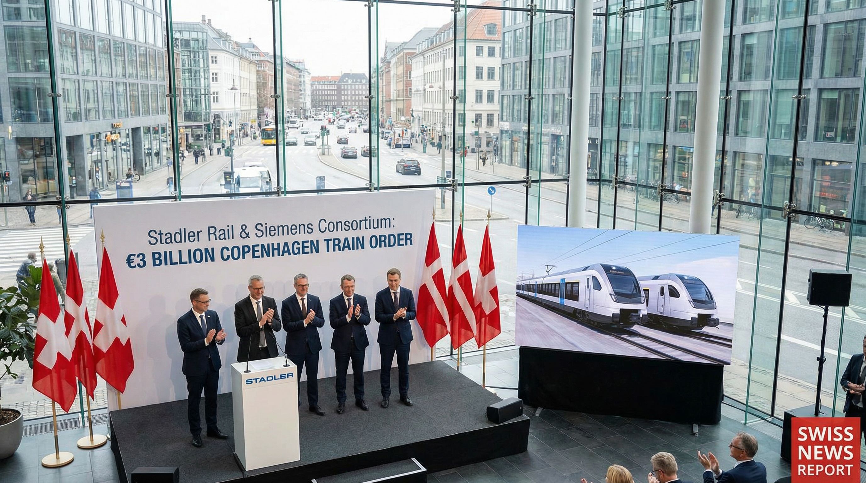 Stadler Rail Part of €3 Billion Consortium for Copenhagen Train Order