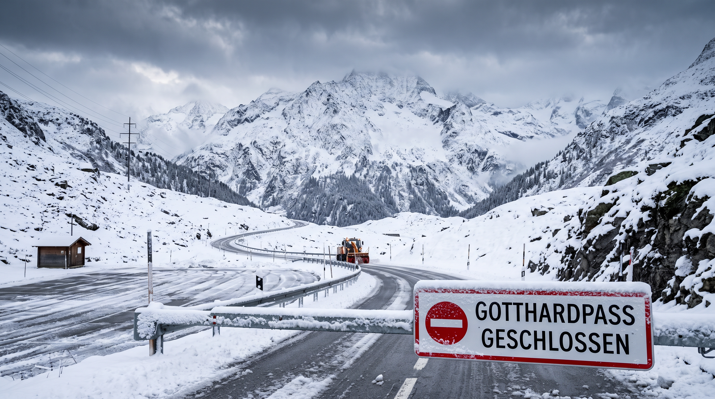 First snowfall brings early closure of Swiss mountain passes