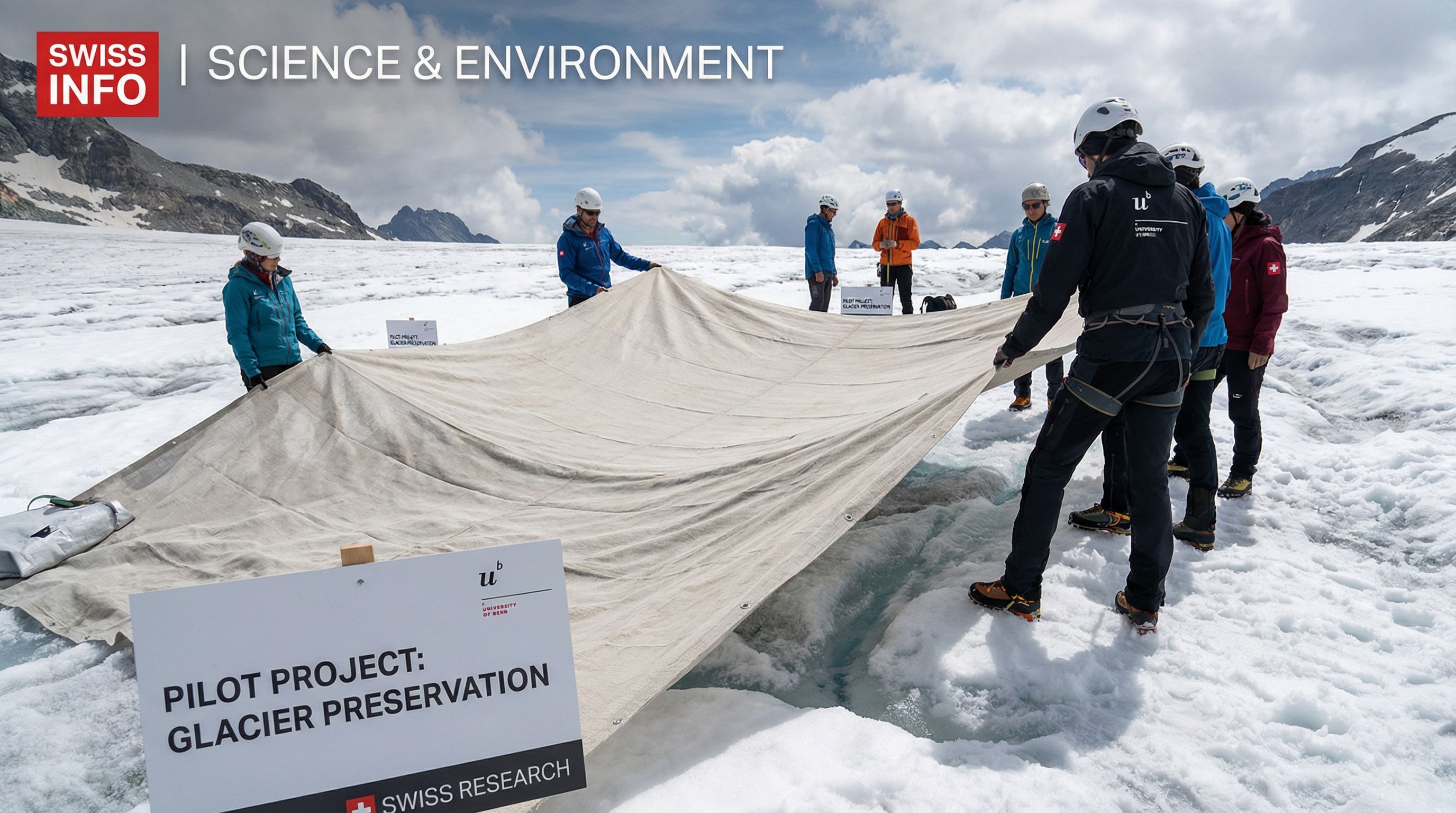 Swiss Research Breakthrough in Alpine Glacier Preservation