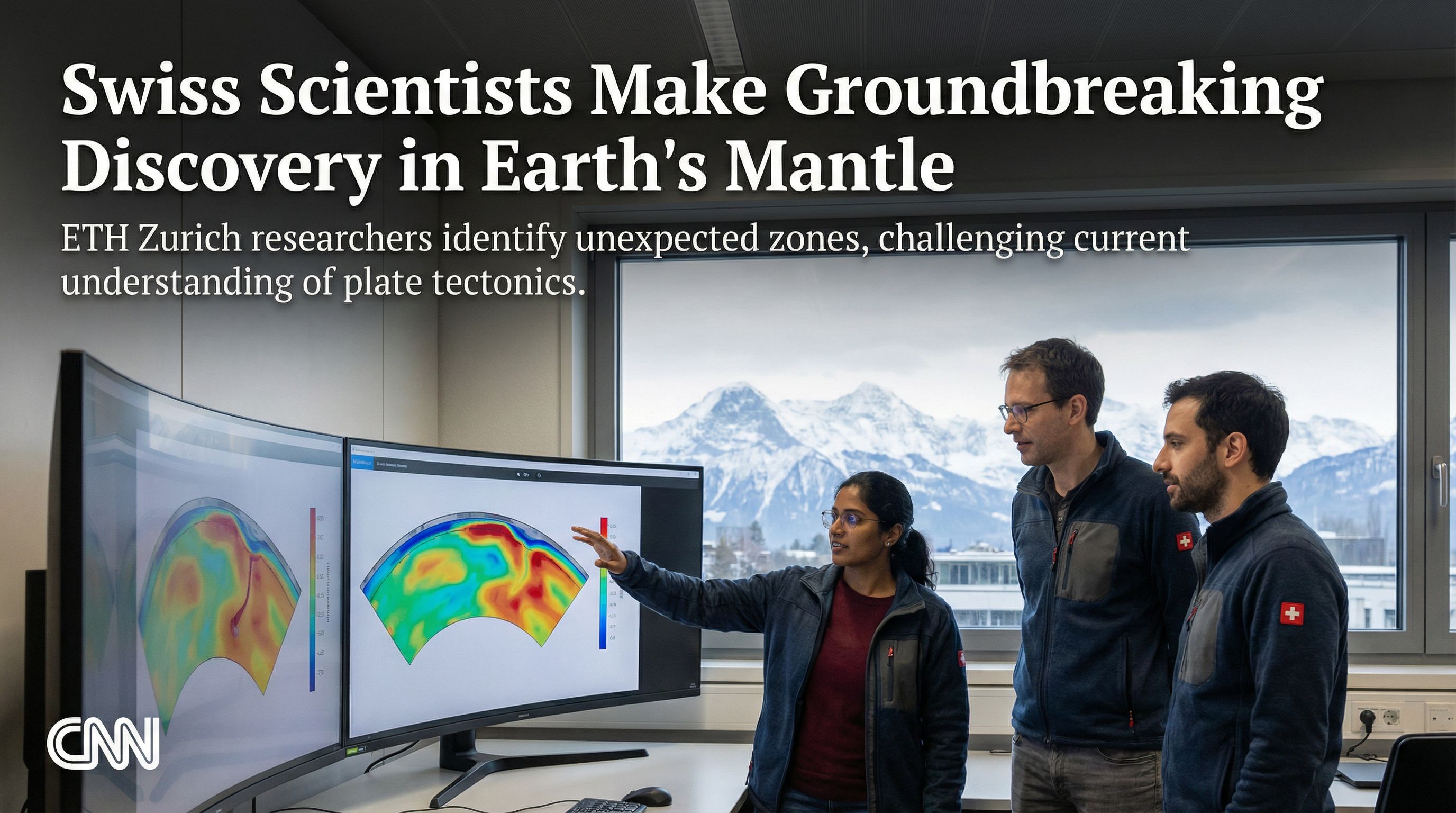 Image showcasing Swiss Scientists Make Groundbreaking Discovery in Earth's Mantle