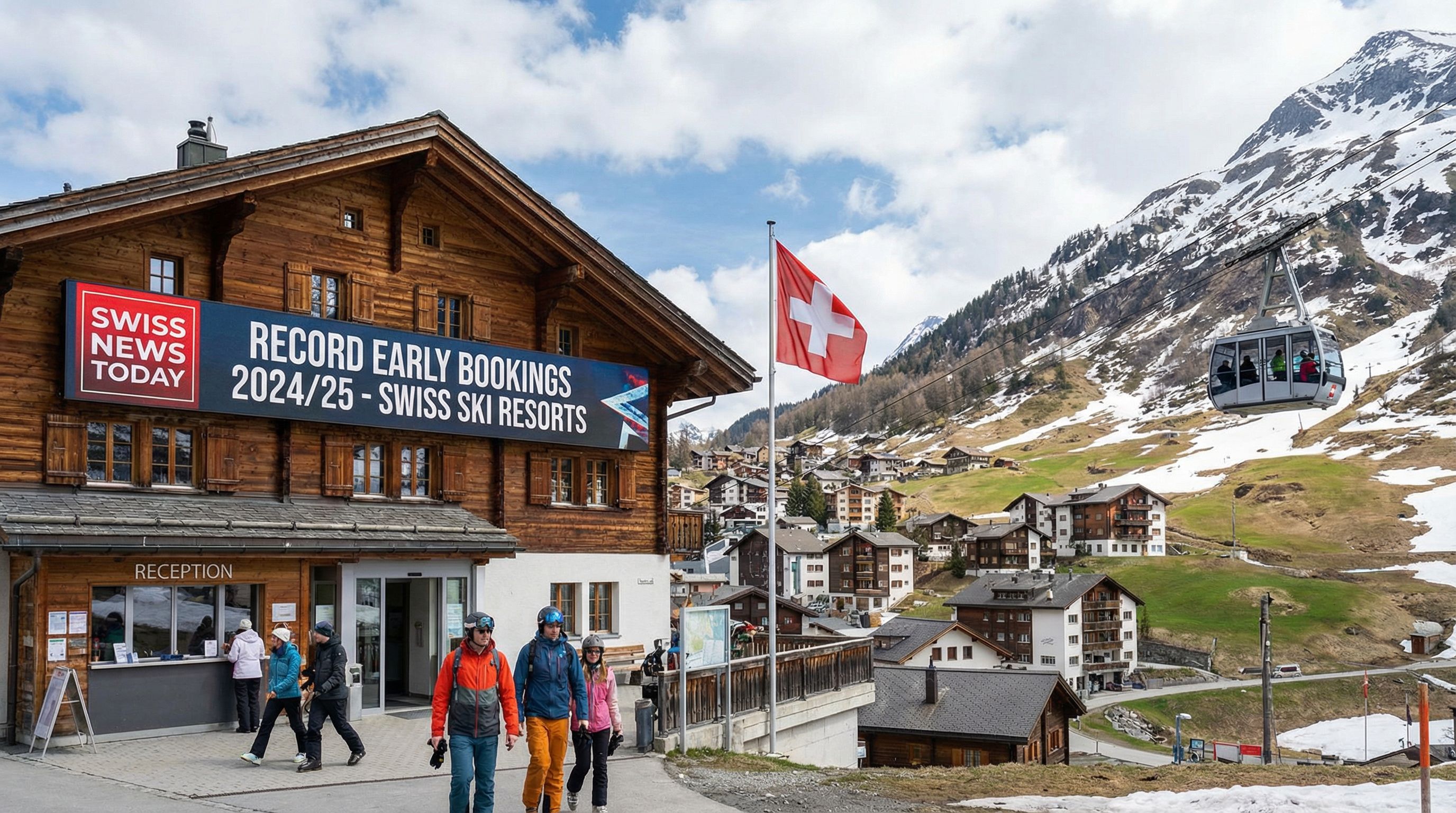 Swiss Ski Resorts Report Record Early Bookings Despite Warm Start