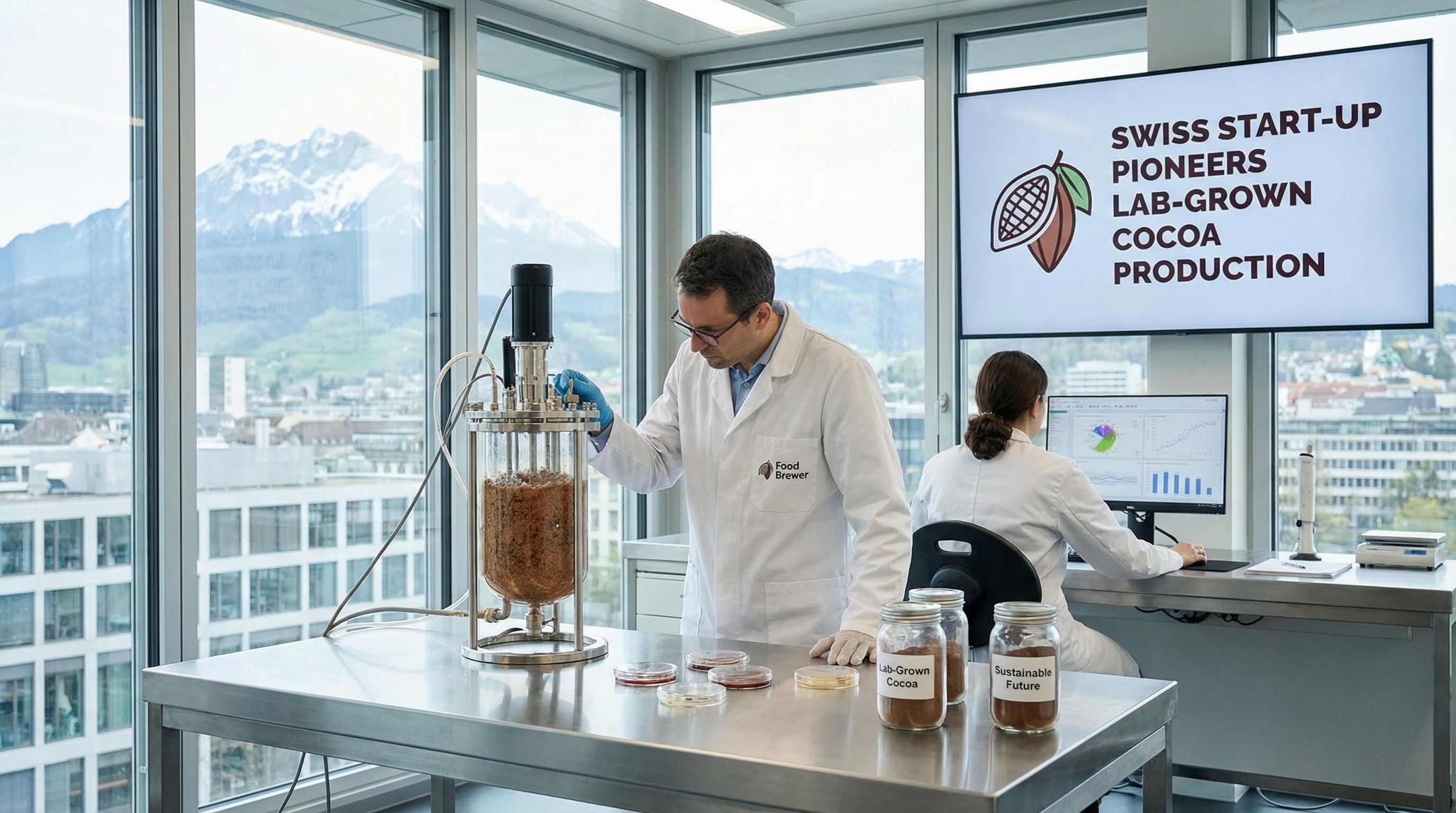 Swiss Start-up Pioneers Lab-Grown Cocoa Production