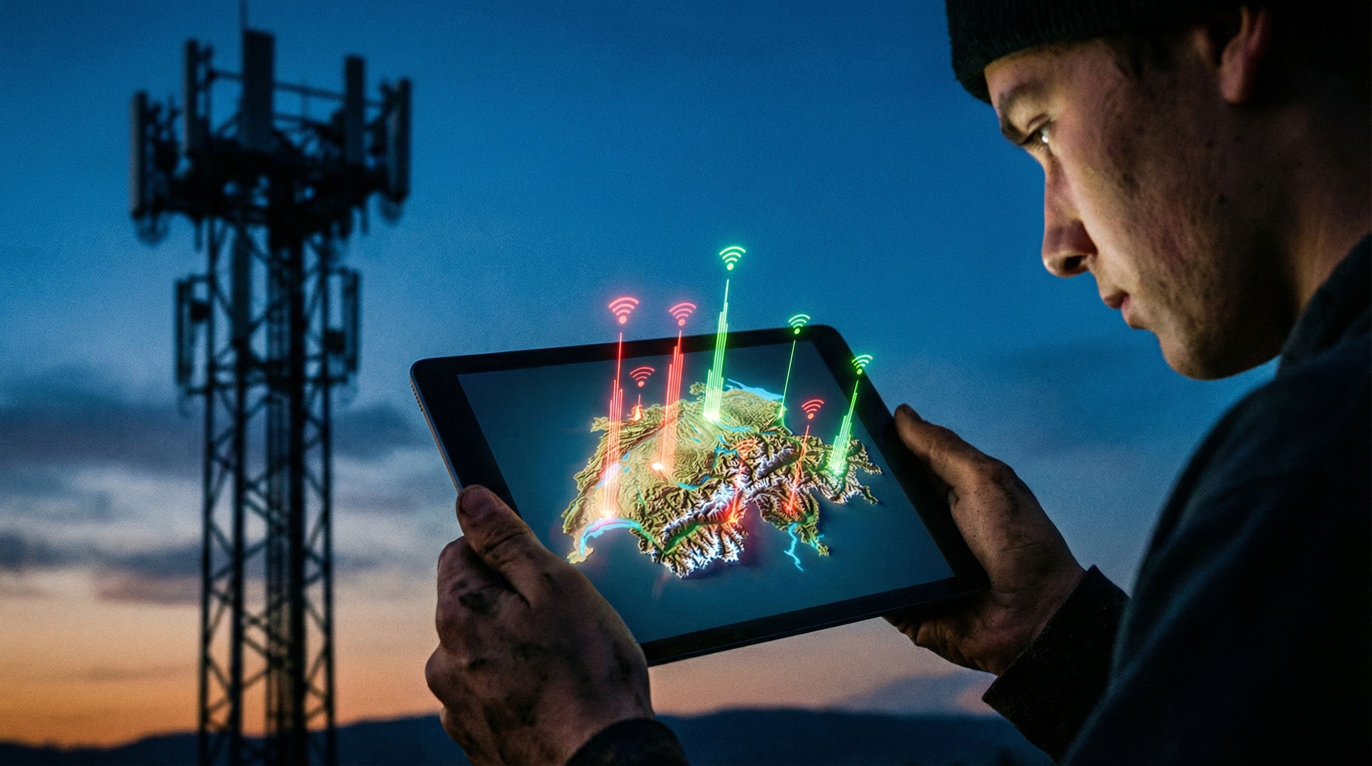 Swiss Student's Mobile Antenna Map Challenges Telecom Industry