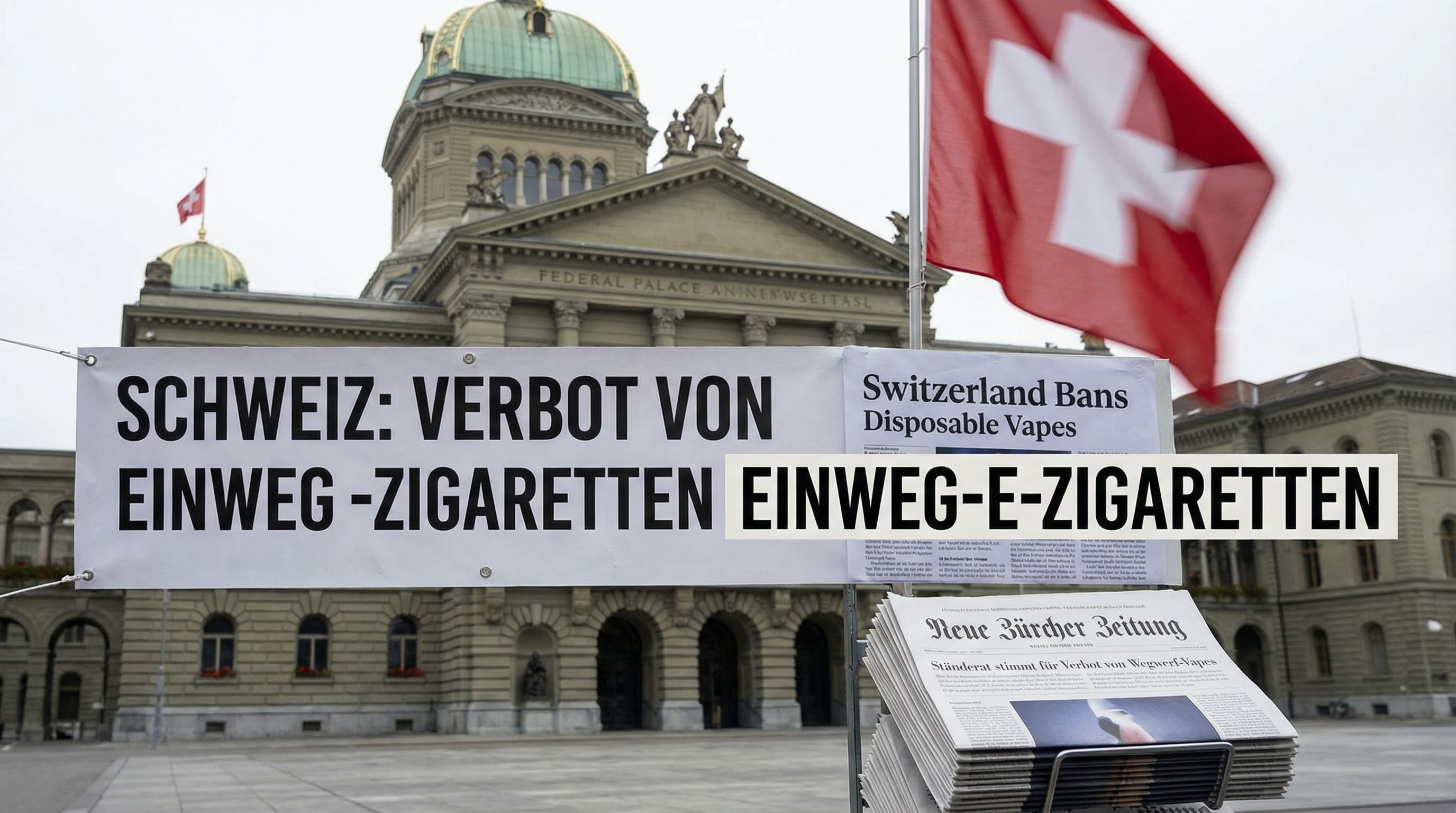 Switzerland Moves to Ban Single-Use E-Cigarettes