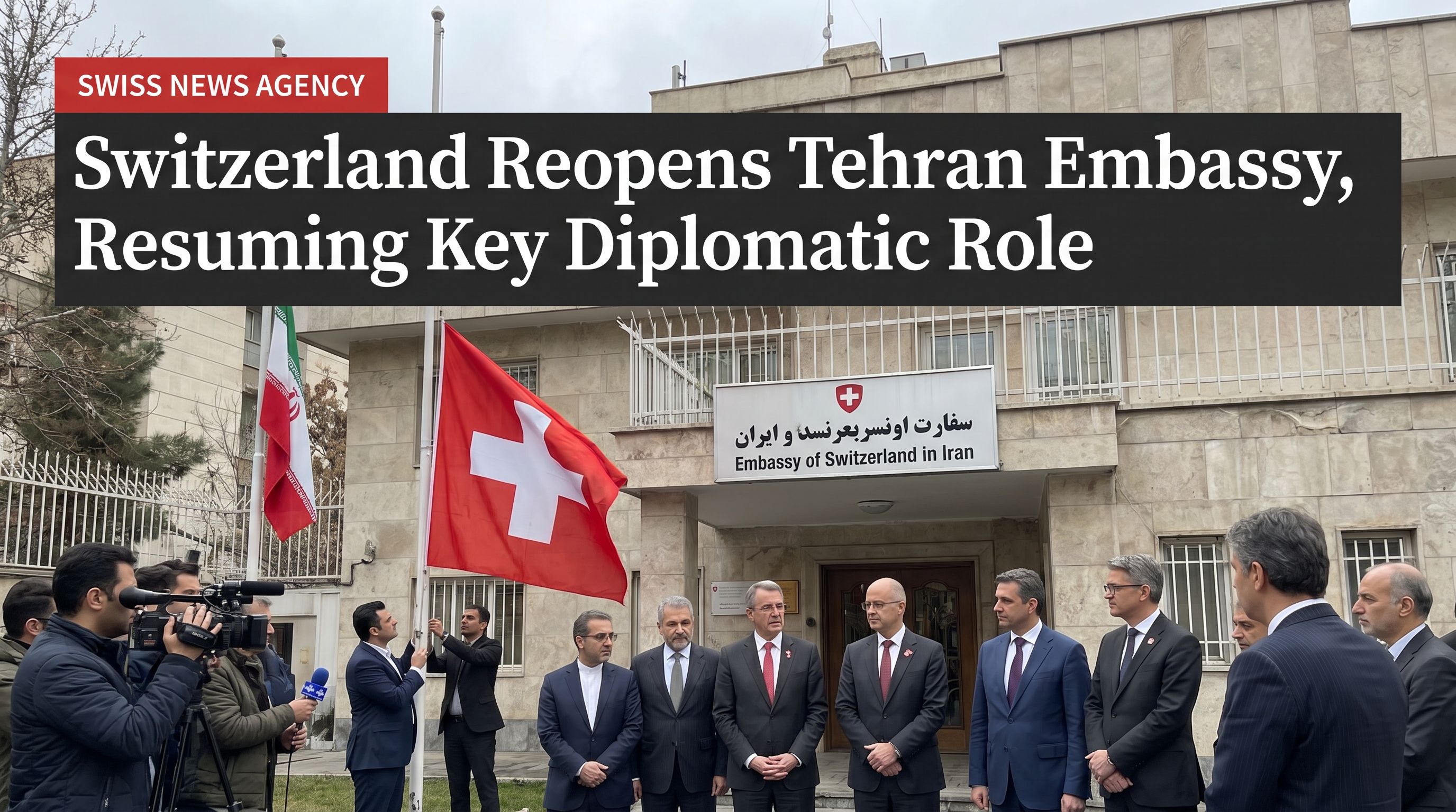 Switzerland Reopens Tehran Embassy, Resuming Key Diplomatic Role