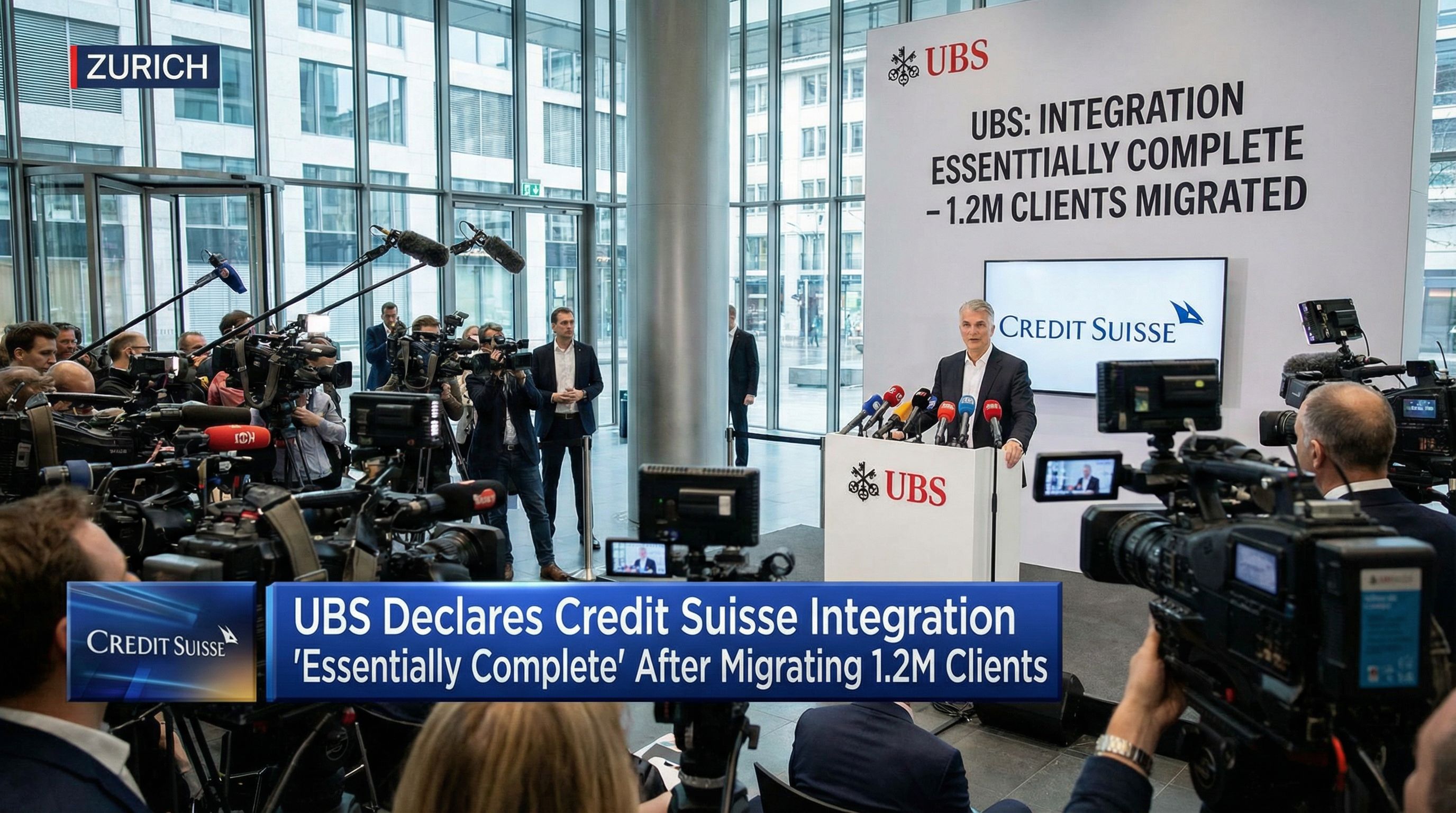 UBS Declares Credit Suisse Integration 'Essentially Complete' After ...