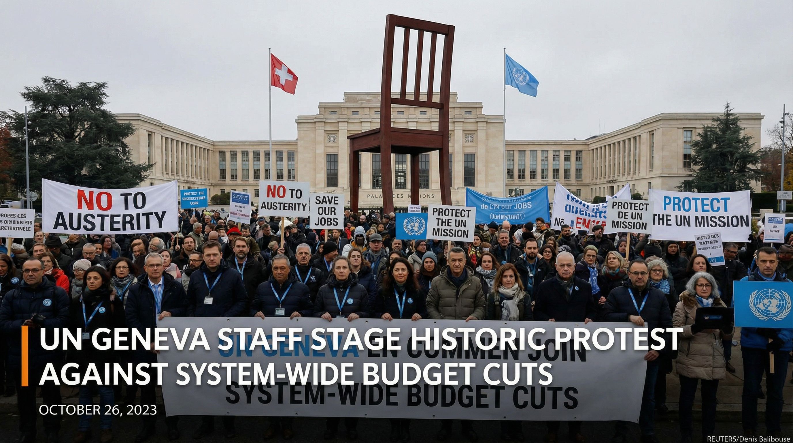 UN Geneva Staff Stage Historic Protest Against System-Wide Budg…