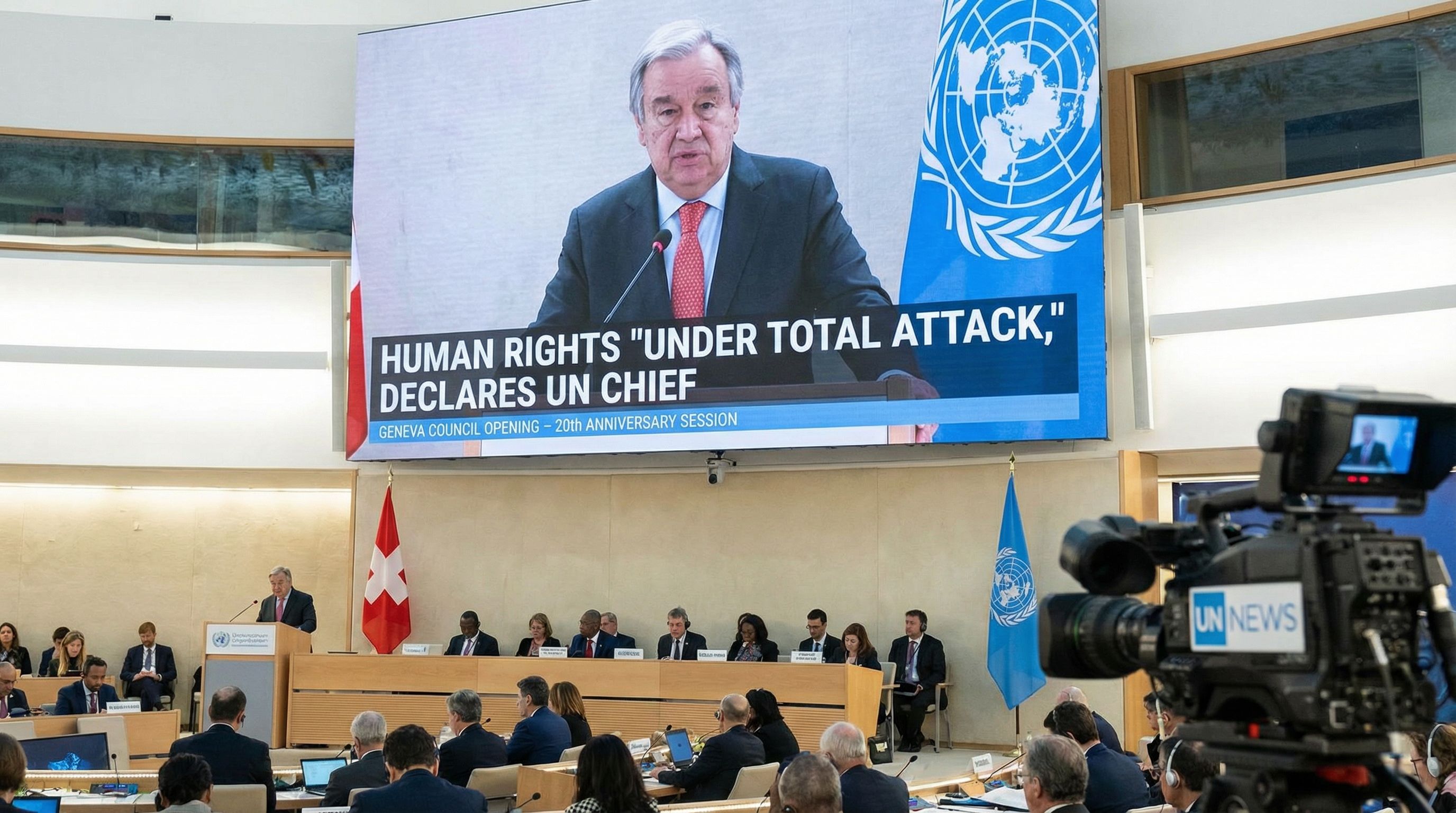 Human Rights 'Under Total Attack,' Declares UN Chief at Geneva Council ...